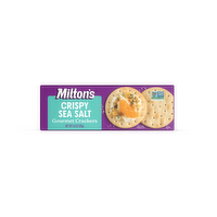 Miltons Baked Crackers, Crispy Sea Salt - 6.8 Ounce